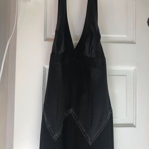 BCBGMaxAzria Dresses - BCBG BLACK HALTER GOWN BCBGMaxAzria Dresses - BCBG BLACK HALTER GOWN